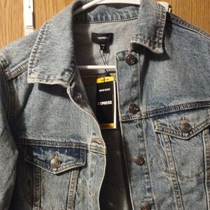 Express Women's Blue Denim Jacket